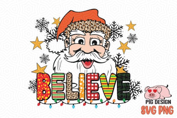 Believe Santa Claus Retro Christmas SVG Review