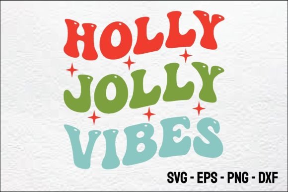 Holly Jolly Vibes-Retro Christmas SVG Review