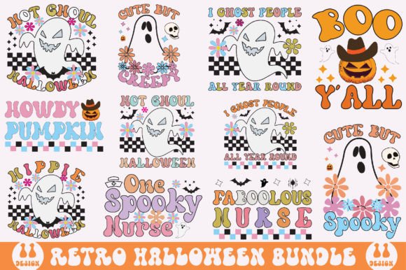 Is Retro Halloween SVG Bundle, Ghost PNG Right for Your Embroidery?