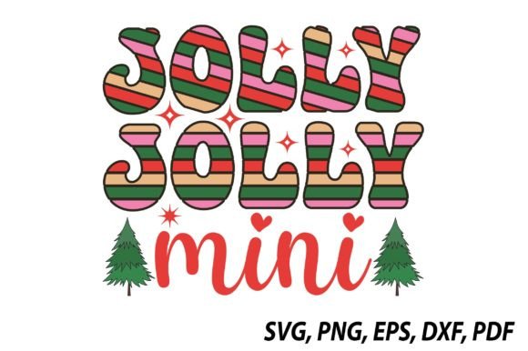 Jolly Mini Svg, Retro Christmas Review