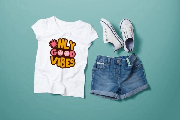 Only Good Vibes Retro Inspirational SVG