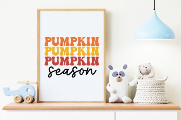 Pumpkin Season-Retro Fall Svg Design