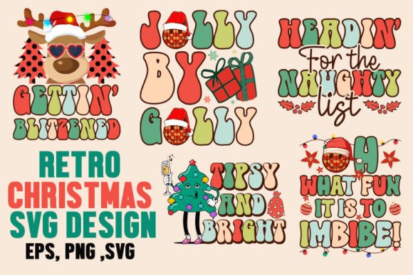 Real Review: Retro Christmas SVG Design Bundle 4