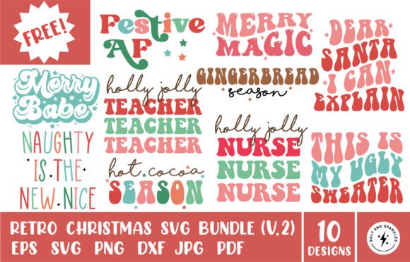 Retro Christmas SVG Bundle, Volume 2 Review