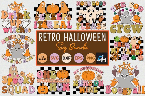 Retro Halloween SVG Bundle Vol.02 Review