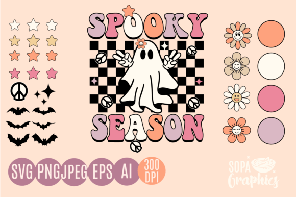 Retro Halloween Svg Spooky Season Cute Review