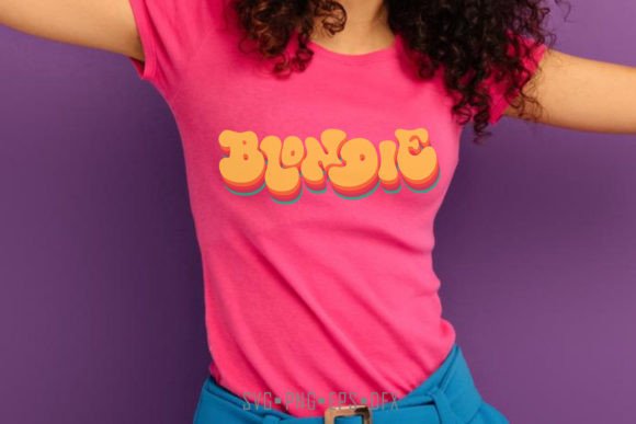 Review: Blondie Svg, Retro Blondie Word Svg