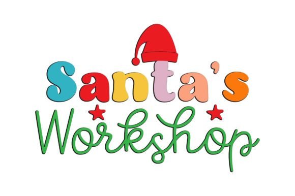 Reviewing Retro Christmas SVG,Santas Workshop for Real Embroidery